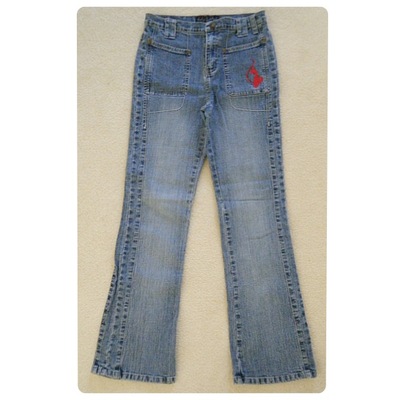 Girls baby phat denim jeans