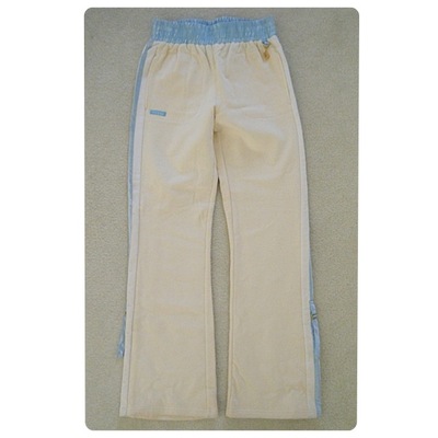 Girls Baby Phat Cream/Light Blue Pants