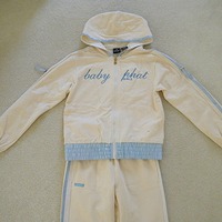 Girls Baby Phat Cream/Light Blue Shirt - Thumbnail 2