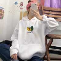 Avocado Embroidery Hoodie Sweatshirt - Thumbnail 5