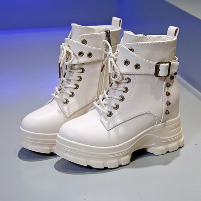 Aumtun winter women platform ankle boots - Thumbnail 4