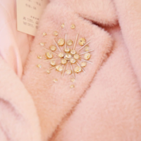 Gorgeous White and Pink Cashmere Autumn and Winter Coats - Thumbnail 3