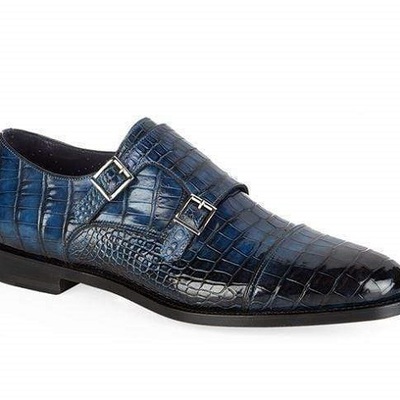 Men’s handmade leather & suede wing tip shoes, men’s two tone tussles