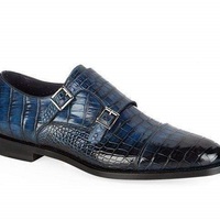 Men’s Handmade Leather & Suede Wing Tip Shoes, Men’s Two Tone Tussles - Thumbnail 4