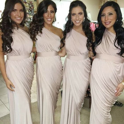 Long bridesmaid dresses, chiffon bridesmaid dresses, royal blue bridesmaid dresses, cheap bridesmaid dress, one shoulder bridesmaid dress,166 - Thumbnail 5