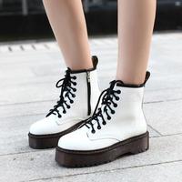 Classic Platforn Martens Boots - Thumbnail 1