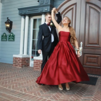 SP1363,High Low Strapless Red Long Prom Dresses Formal Evening Dresses - Thumbnail 1