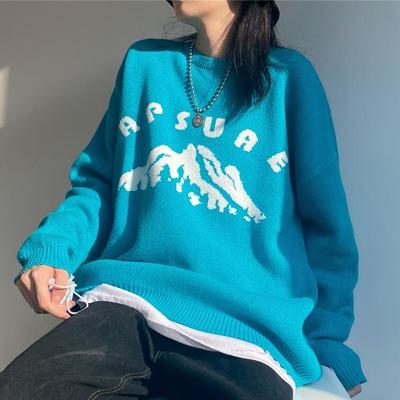 Apsure mountain pullover knit sweater