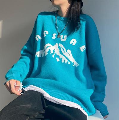 APSURE Mountain Pullover Knit Sweater