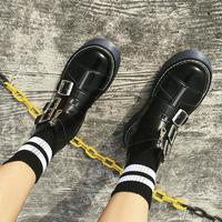 Harajuku Buckle up Ankle Boots - Thumbnail 3