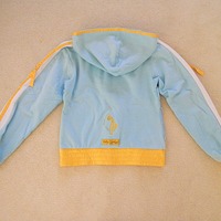 Girls Baby Phat Aqua/Gold Jacket - Thumbnail 1