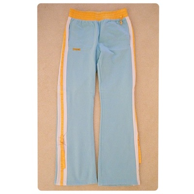 Girls Baby Phat Aqua/Gold Pants