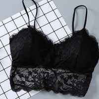 Sexy Back Lace Bralette - Thumbnail 1