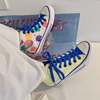 Colorful Bear Canvas Shoes - Thumbnail 2