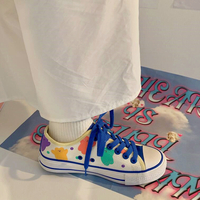 Colorful Bear Canvas Shoes - Thumbnail 7
