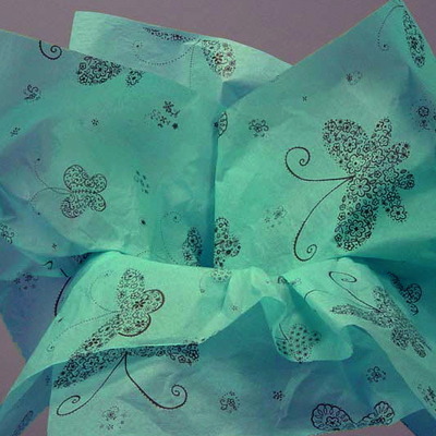 Tiffany butterfly sparkles | extra large printed tissue paper