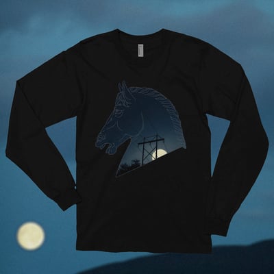 The highway horses - long sleeve t-shirt