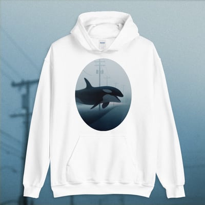 Ocean wake - pullover hoodie