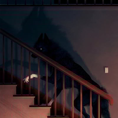Shape on the stairs - print - Thumbnail 3