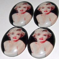 4 of 40x30 mm Acrylic Transferware Marilyn Monroe, Very Beautiful, Glamorous and Colorful Wow - Thumbnail 4