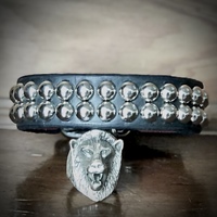 2 Row Small Dome Studs Cuff - Thumbnail 2