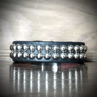 2 Row Small Dome Studs Cuff - Thumbnail 5