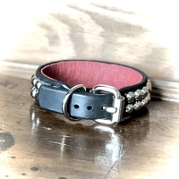 2 Row Small Dome Studs Cuff - Thumbnail 8