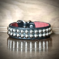 2 Row Small Dome Studs Cuff - Thumbnail 9