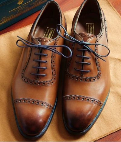 Christmas Sale New Two Tone Oxfords Cap Toe Brogue Leather Lace Up Hand Stitch Wedding Shoes
