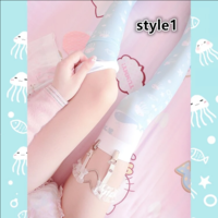 cute Cosplay Ocean AcalephCute Harajuku Over-knee Stockings - Thumbnail 5
