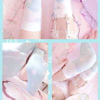 cute Cosplay Ocean AcalephCute Harajuku Over-knee Stockings - Thumbnail 8