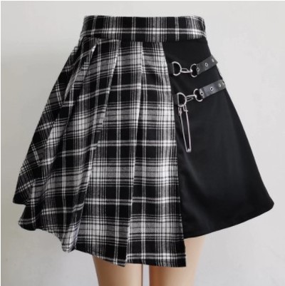 Harajuku Gothic Plaid Skirts