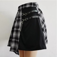 Harajuku Gothic Plaid Skirts - Thumbnail 1