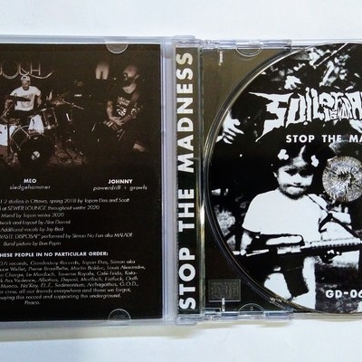 Soil of ignorance "stop the madness" cd 
