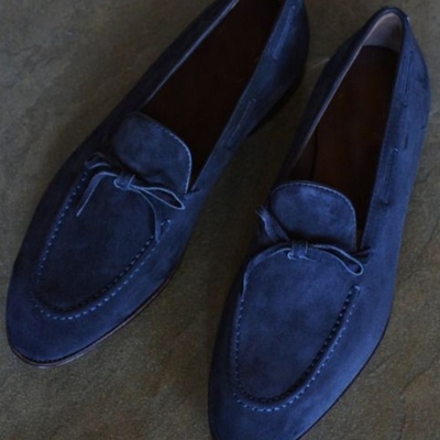 Decent navy tassels moccasin formal wear suede christmas sale shoes for gentlemen