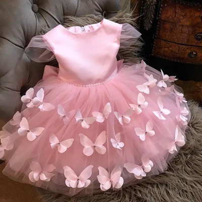 Flower Girl Dresses with Butterflies