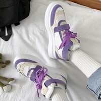 Japanese Kawaii Purple and Pink Sneakers - Thumbnail 2