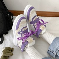 Japanese Kawaii Purple and Pink Sneakers - Thumbnail 3