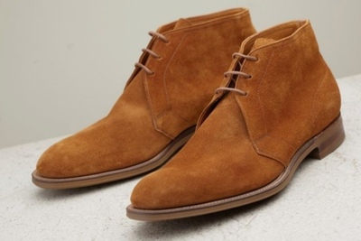 Classic Adult Handmade Stitch Brown Chukka Suede Lace Up Hiking Formal Wear Boot