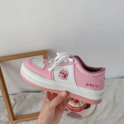 Kawaii strawberry milk shoes - Thumbnail 3