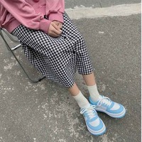 Cute Lace up Strawberry Sneakers - Thumbnail 4
