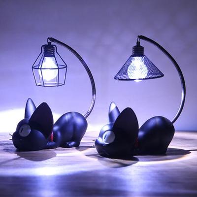 Resin cat led night lamp 