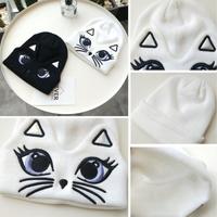 Cute Cat Face Beanie - Thumbnail 3