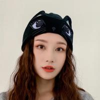 Cute Cat Face Beanie - Thumbnail 2