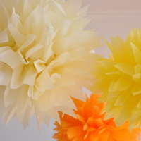 10 Garland Poms | Wedding | Birthday - Thumbnail 2