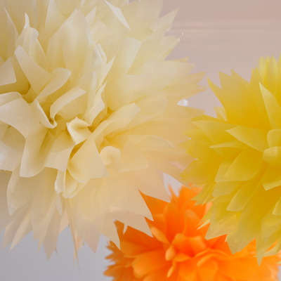 10 garland poms | wedding | birthday
