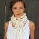 Scaletta Cotton Scarf in Sea Foam Green or CHOOSE Your Color-2