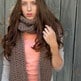 Oversized Hooded Scarf, The Lofty Wool Hooded Scarf, Mortar Brown or Choose your Color-1