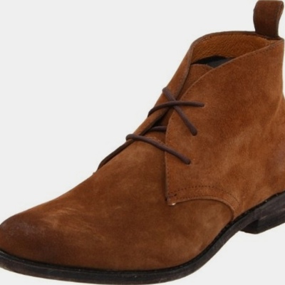 Classic brown chukka army boot,handmade adult lace up suede limited edition boot 