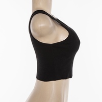 Sexy White Butterfly Embroidery Crop Top Camisole Tank Sleeveless T-shirt Tee Shirt E-Girl Kawaii Korean Japanese Harajuku Retro Streetwear Fashion - Thumbnail 8